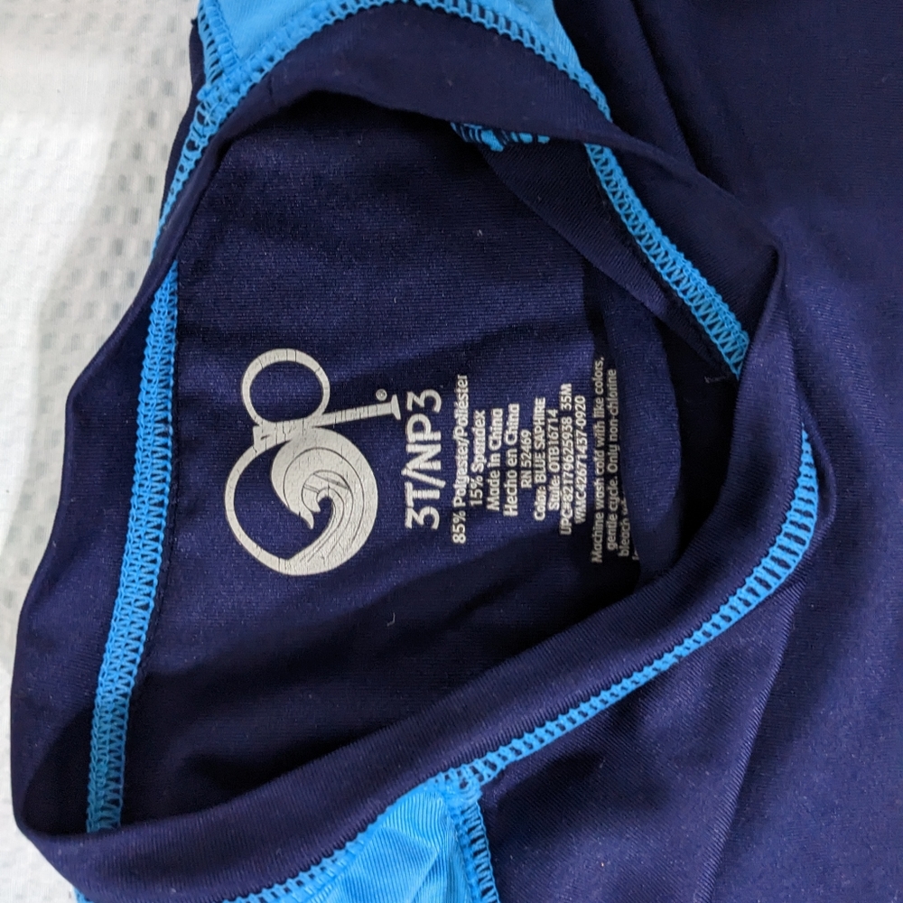🥽 Set PJ Mask Swim Trunks & OP Rashguard Toddler 2T - Picture 3 of 5